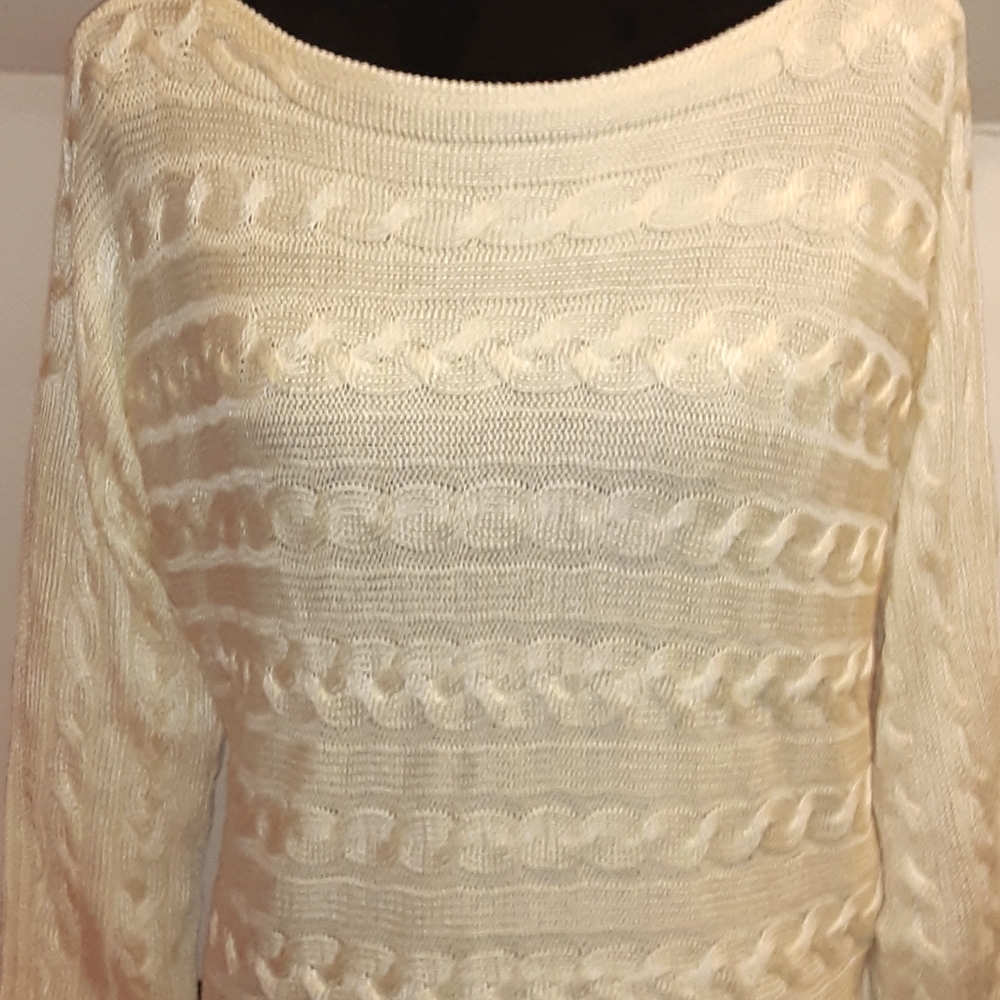 RALPH LAUREN SWEATER CREAM Four Season Luxury